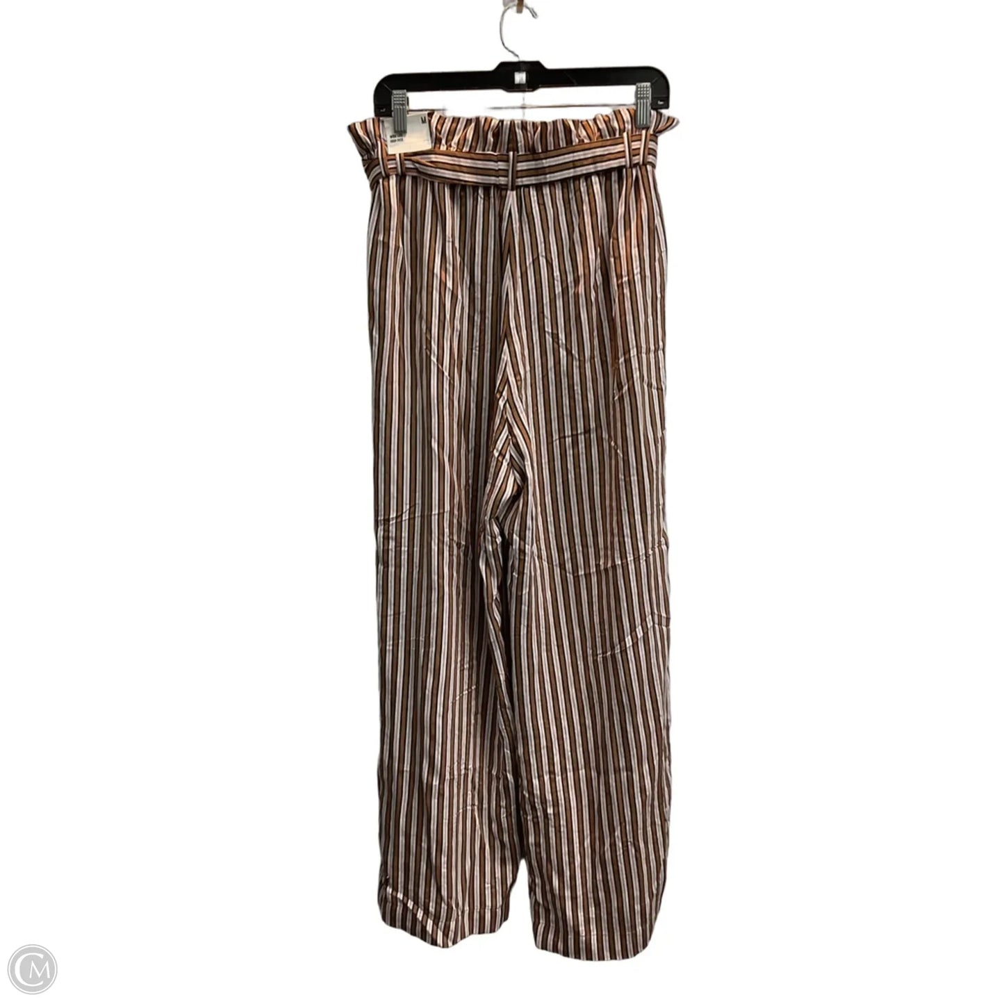Pants Wide Leg By Express In Striped Pattern, Size: M