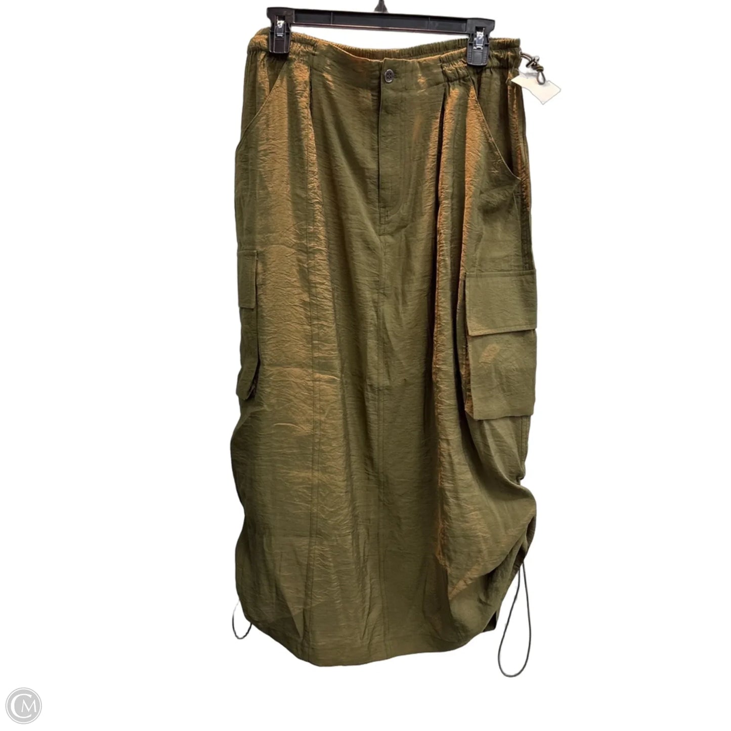 Pants Wide Leg By Artistic Works By Lu In Green, Size: L