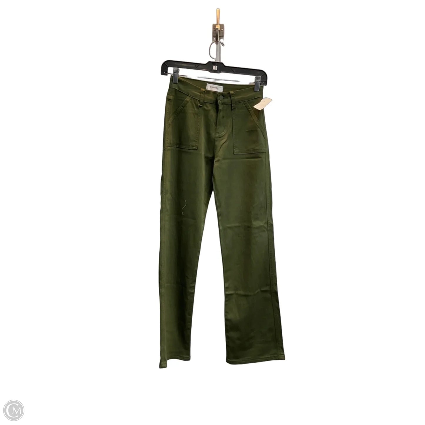 Jeans Wide Leg By Bamboo In Green, Size: 2