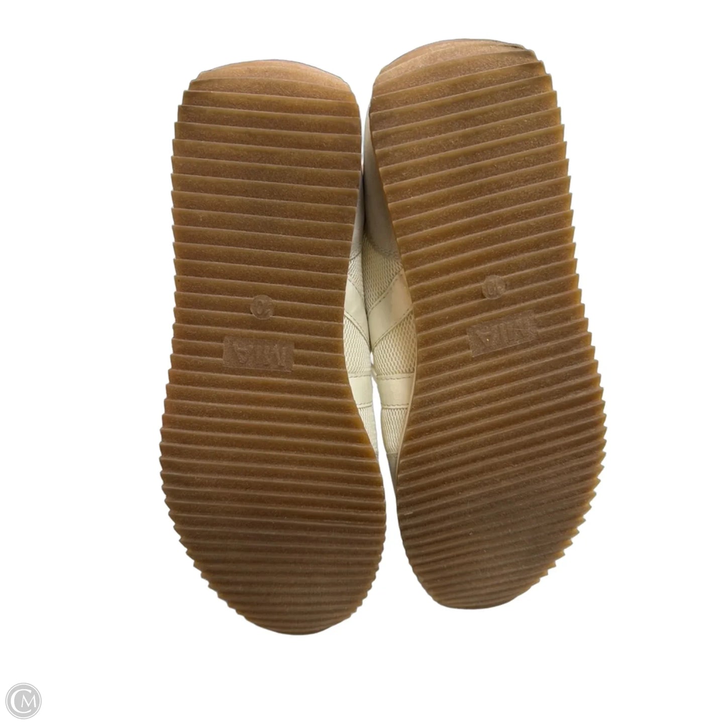 Shoes Sneakers By Mia In Cream, Size: 10