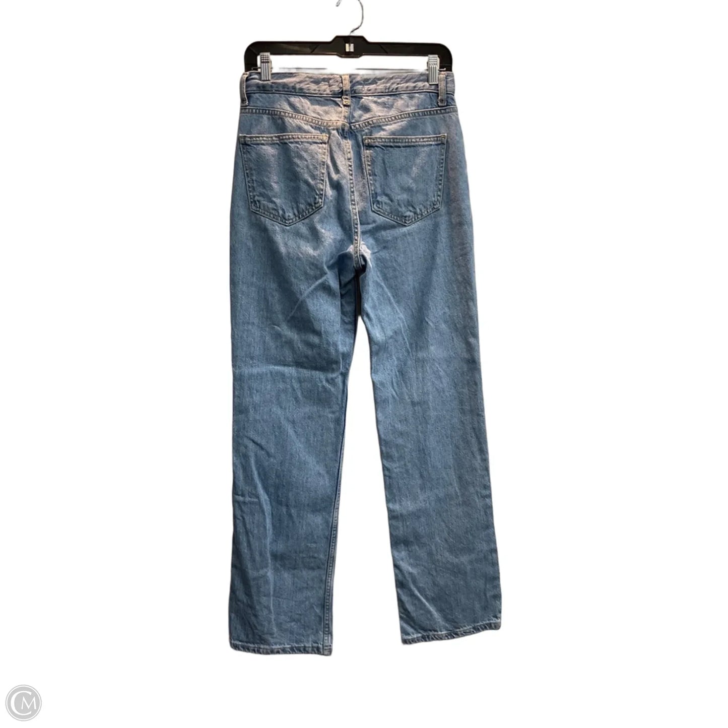 Jeans Straight By Mng In Blue Denim, Size: 4