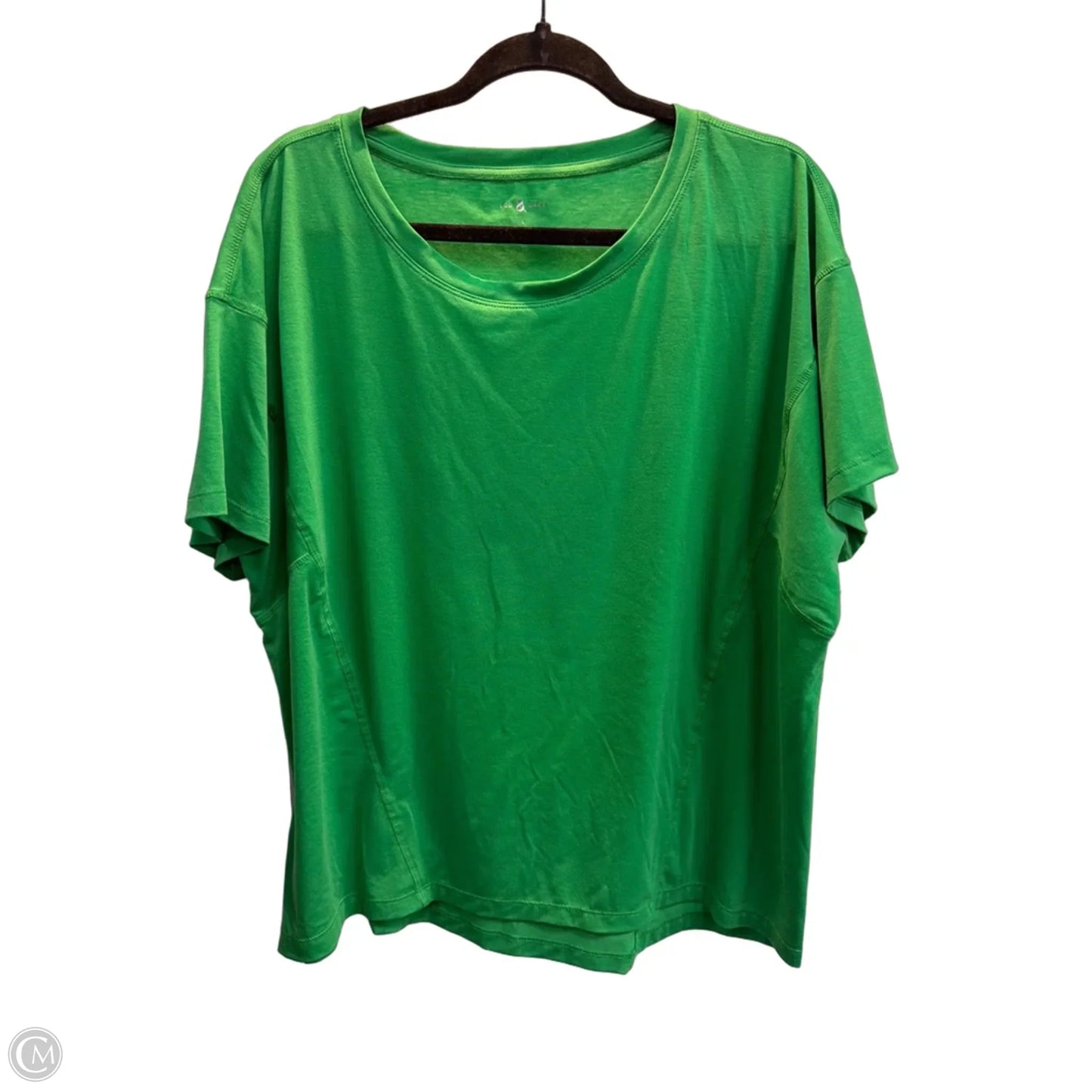 Top Short Sleeve By Lou And Grey In Green, Size: L