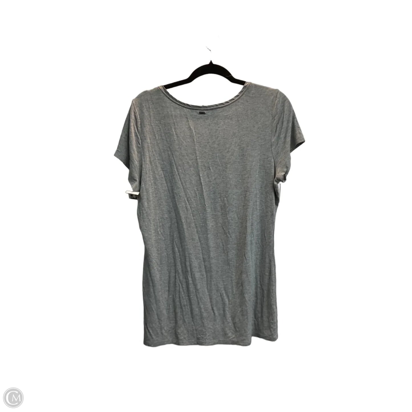 Top Short Sleeve By White House Black Market In Grey, Size: L