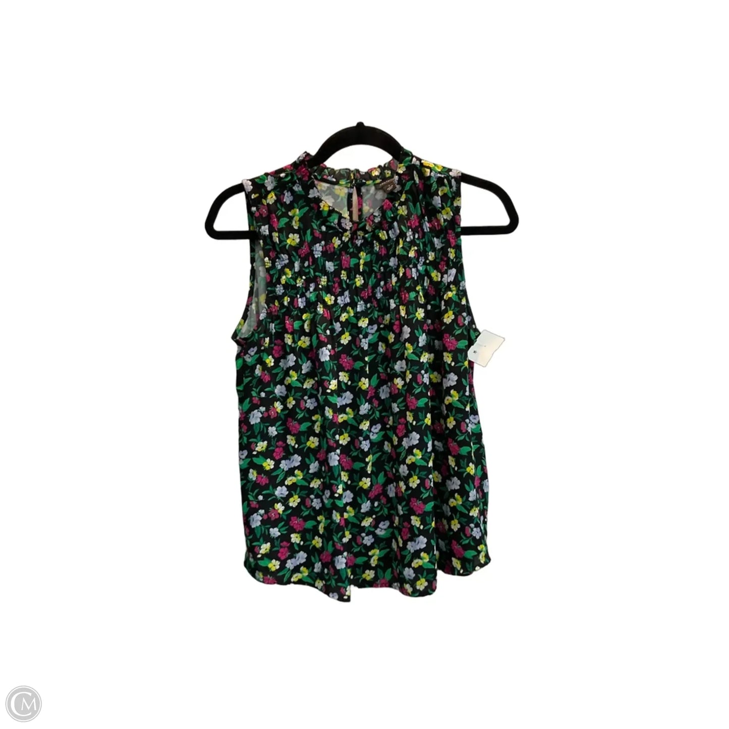 Top Sleeveless By Ann Taylor In Floral Print, Size: S