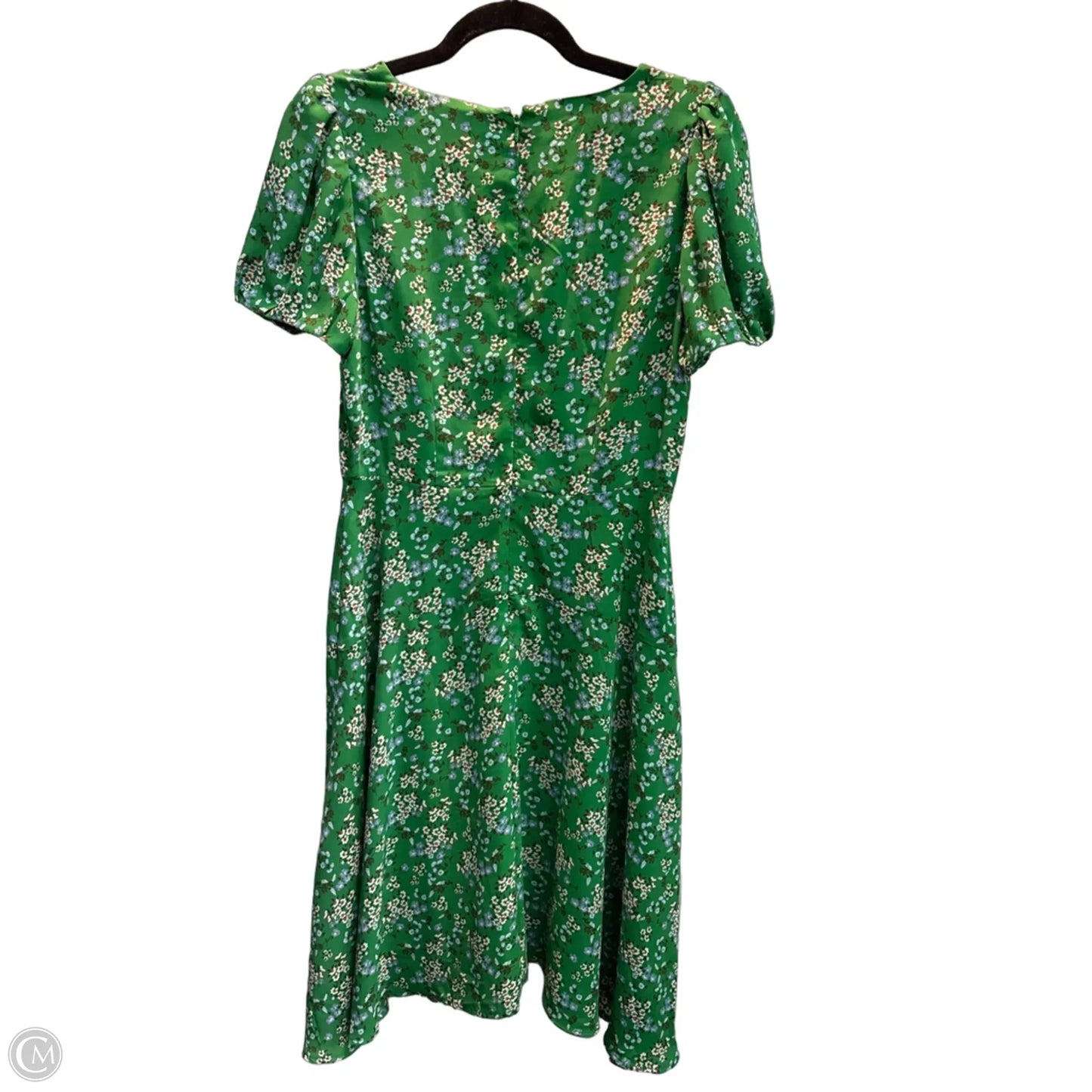 Dress Casual Midi By Loft In Green, Size: 4p