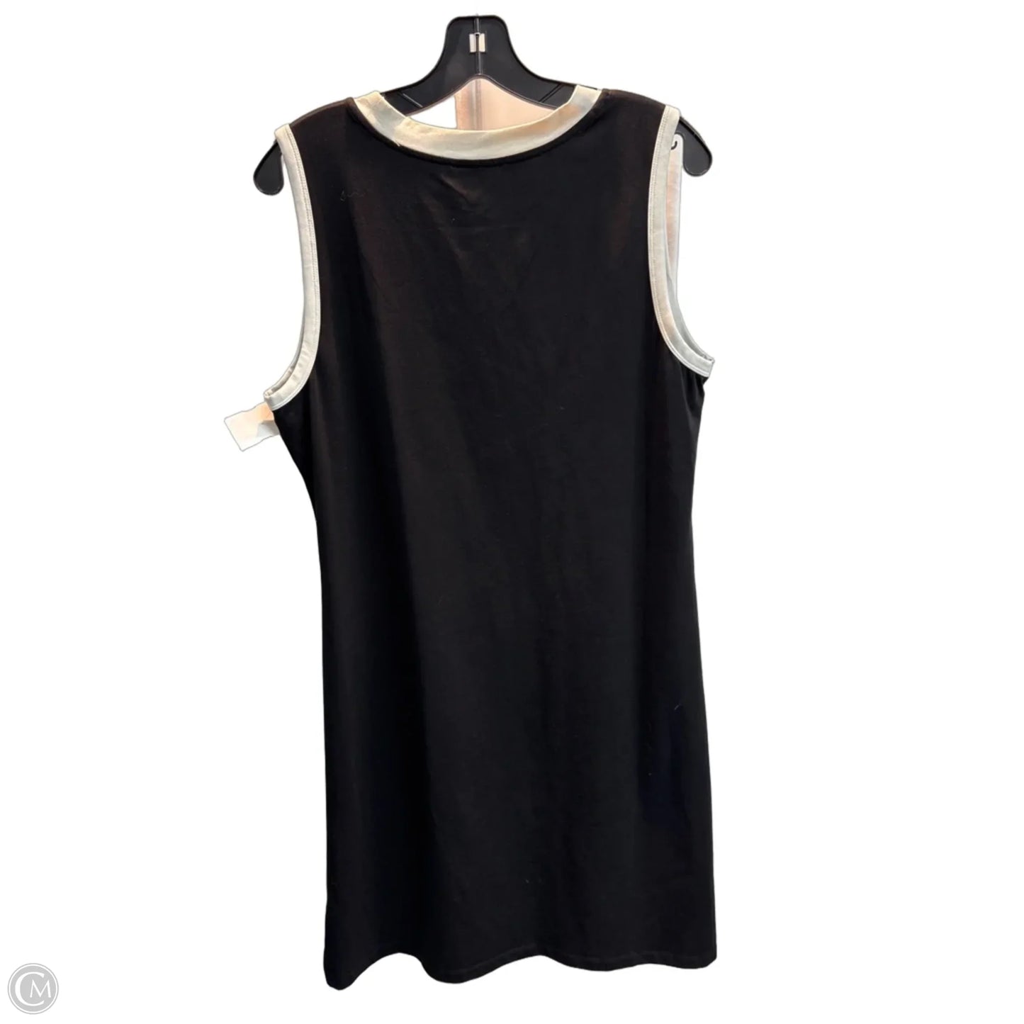 Dress Casual Midi By Calvin Klein In Black, Size: L