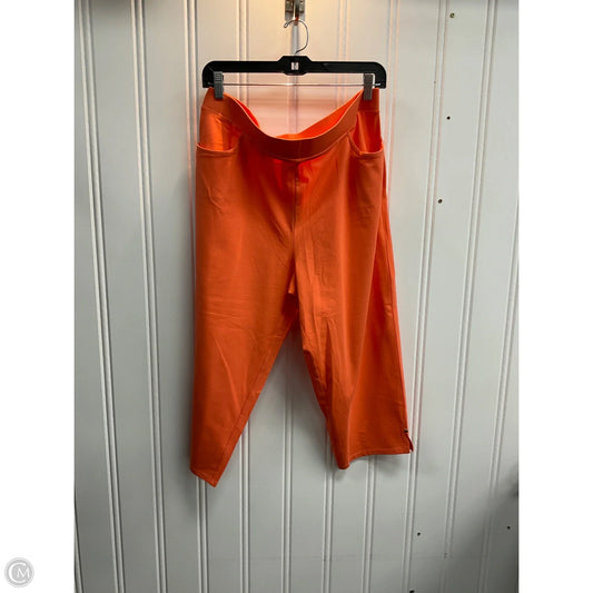Capris By Chicos In Orange, Size: 12