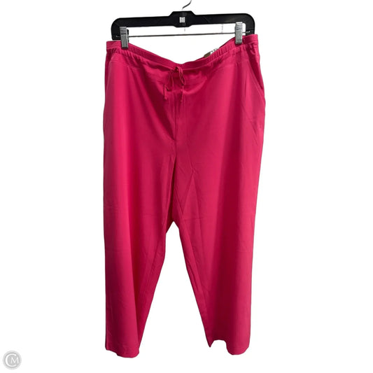 Pants Wide Leg By Chicos In Pink, Size: 12