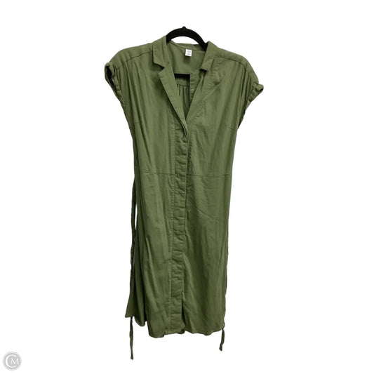 Dress Casual Midi By Old Navy In Green, Size: Xs