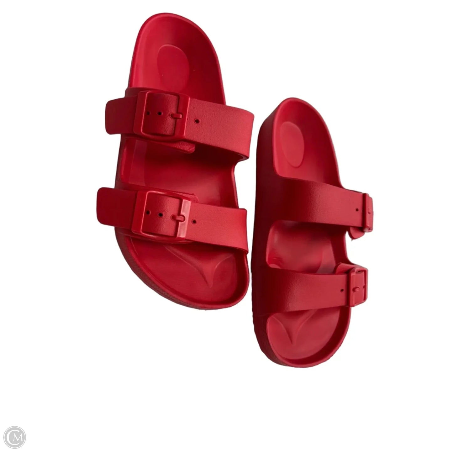 Sandals Flats By Shade & Shore In Red, Size: 6