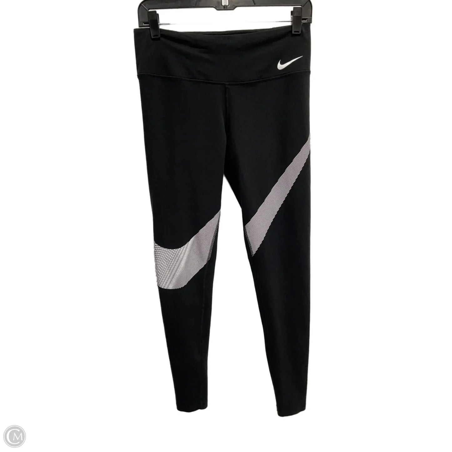 Athletic Leggings By Nike In Black, Size: M