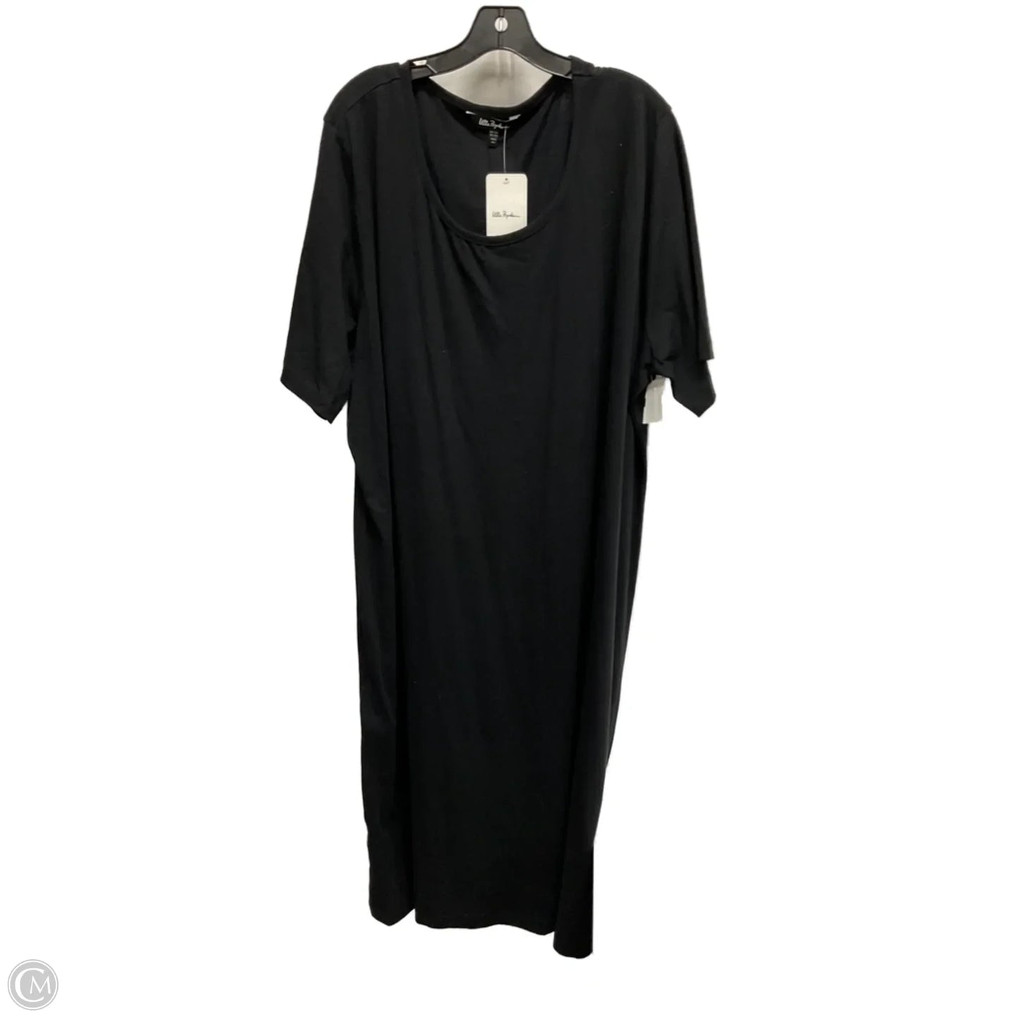 Dress Casual Midi By Clothes Mentor In Black, Size: 3x