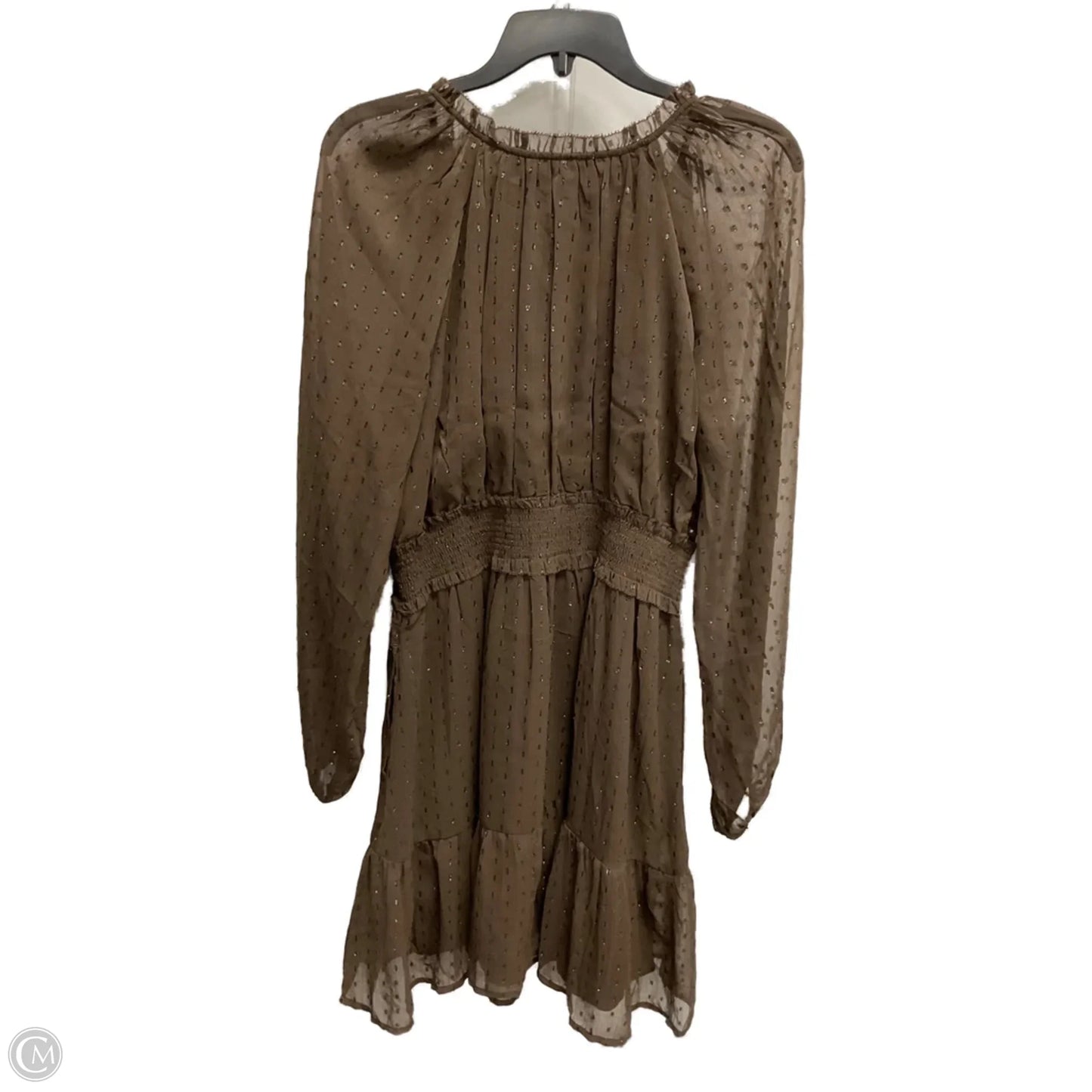 Dress Casual Midi By Old Navy In Brown, Size: L