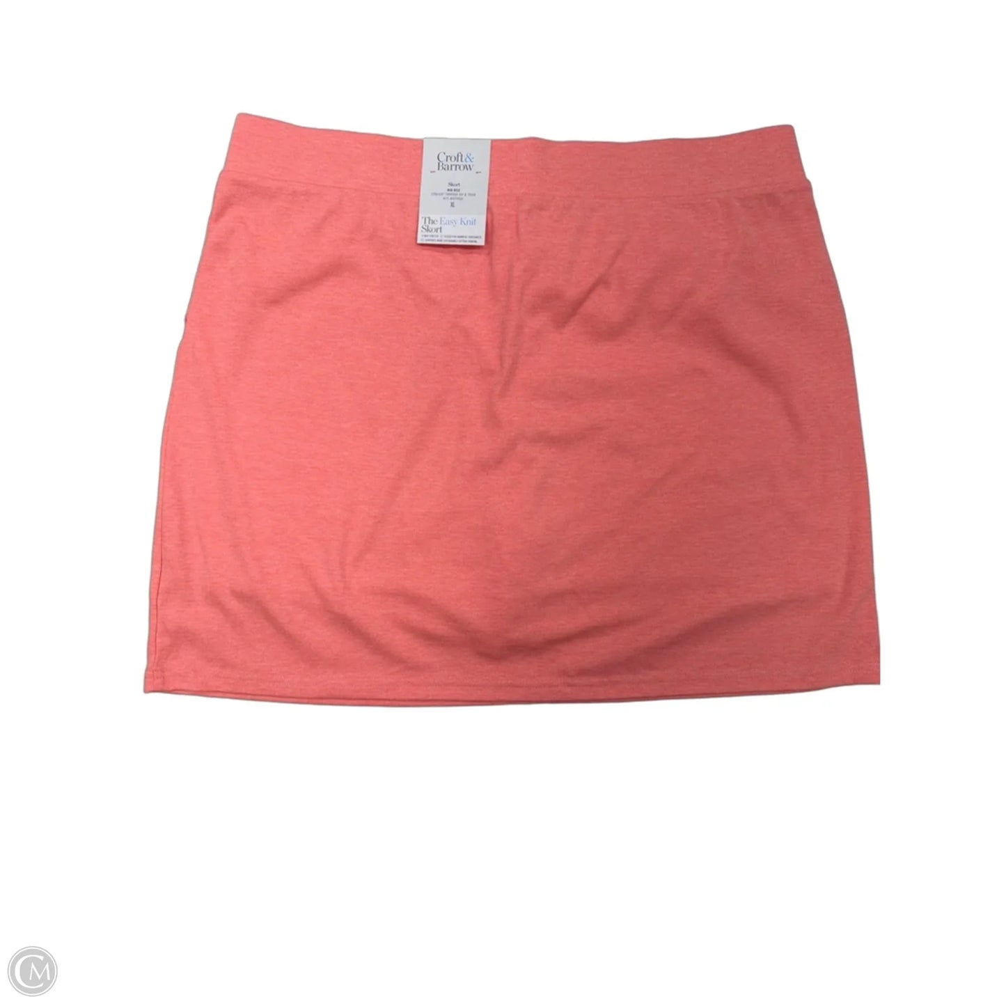 Skort By Croft And Barrow In Peach, Size: Xl