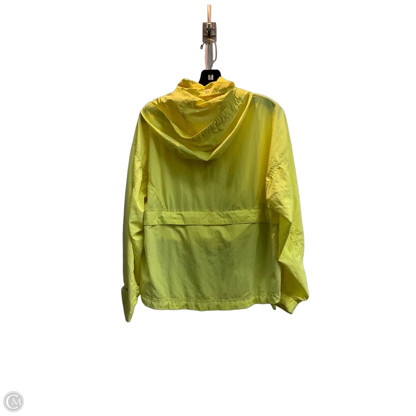 Jacket Windbreaker By Eddie Bauer In Yellow, Size: Xs