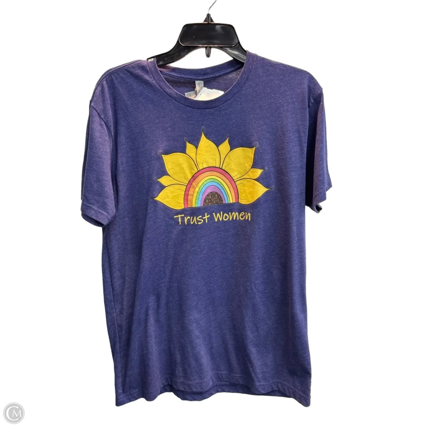 Top Short Sleeve By Next Level In Blue, Size: Xl