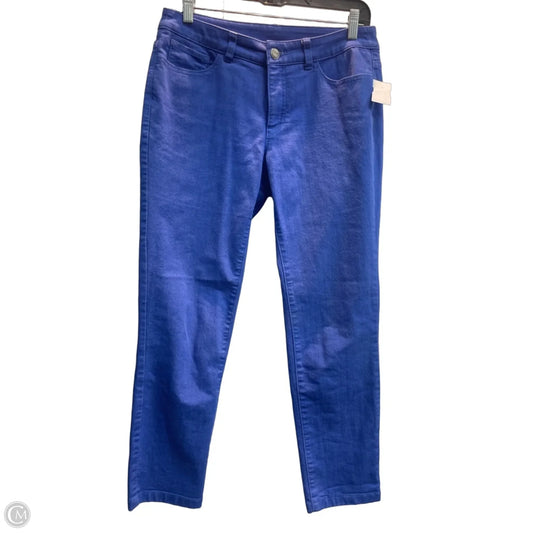 Jeans Straight By Christopher And Banks In Blue, Size: 4