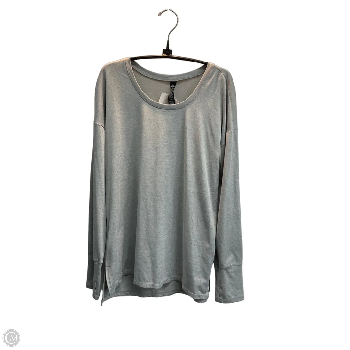 Top Long Sleeve By Rbx In Grey, Size: L