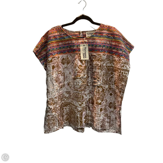 Top Sleeveless By Savanna Jane In Multi-colored, Size: M