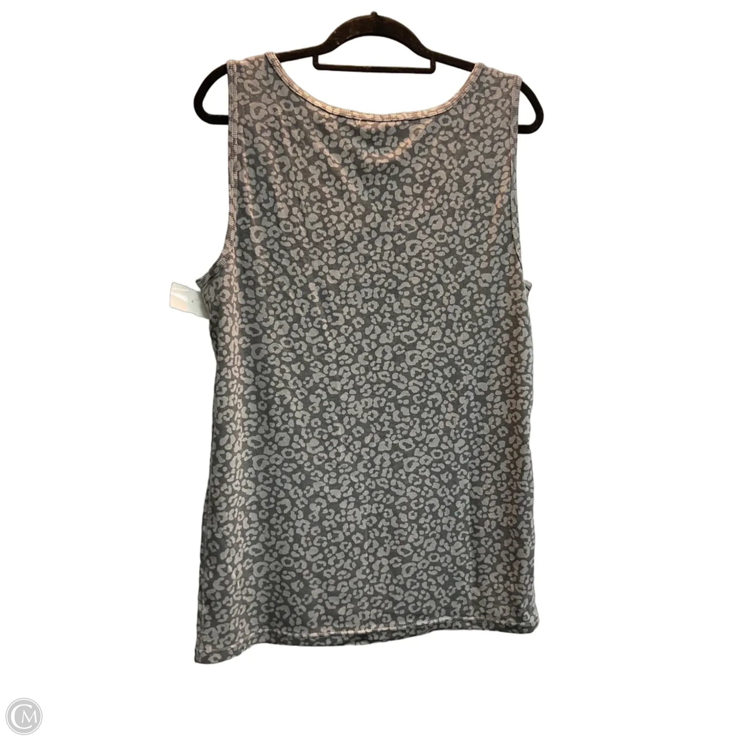 Tank Top By Faded Glory In Grey, Size: 3x