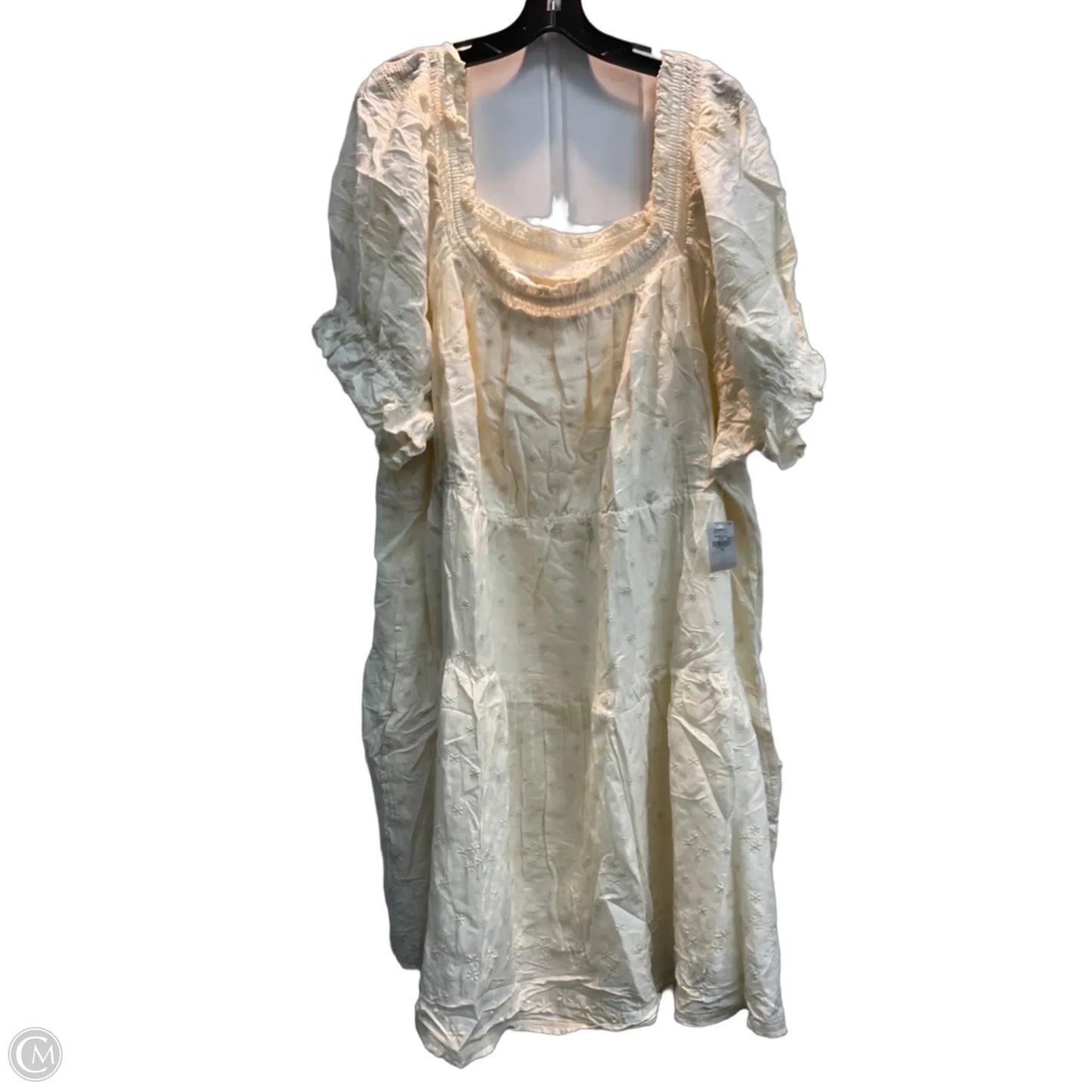 Dress Casual Midi By Old Navy In Cream, Size: 4x