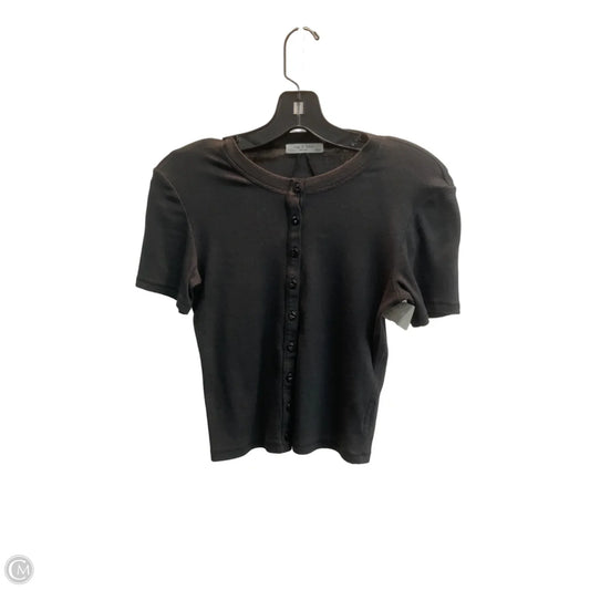 Top Short Sleeve By Rag And Bone In Grey, Size: Xs