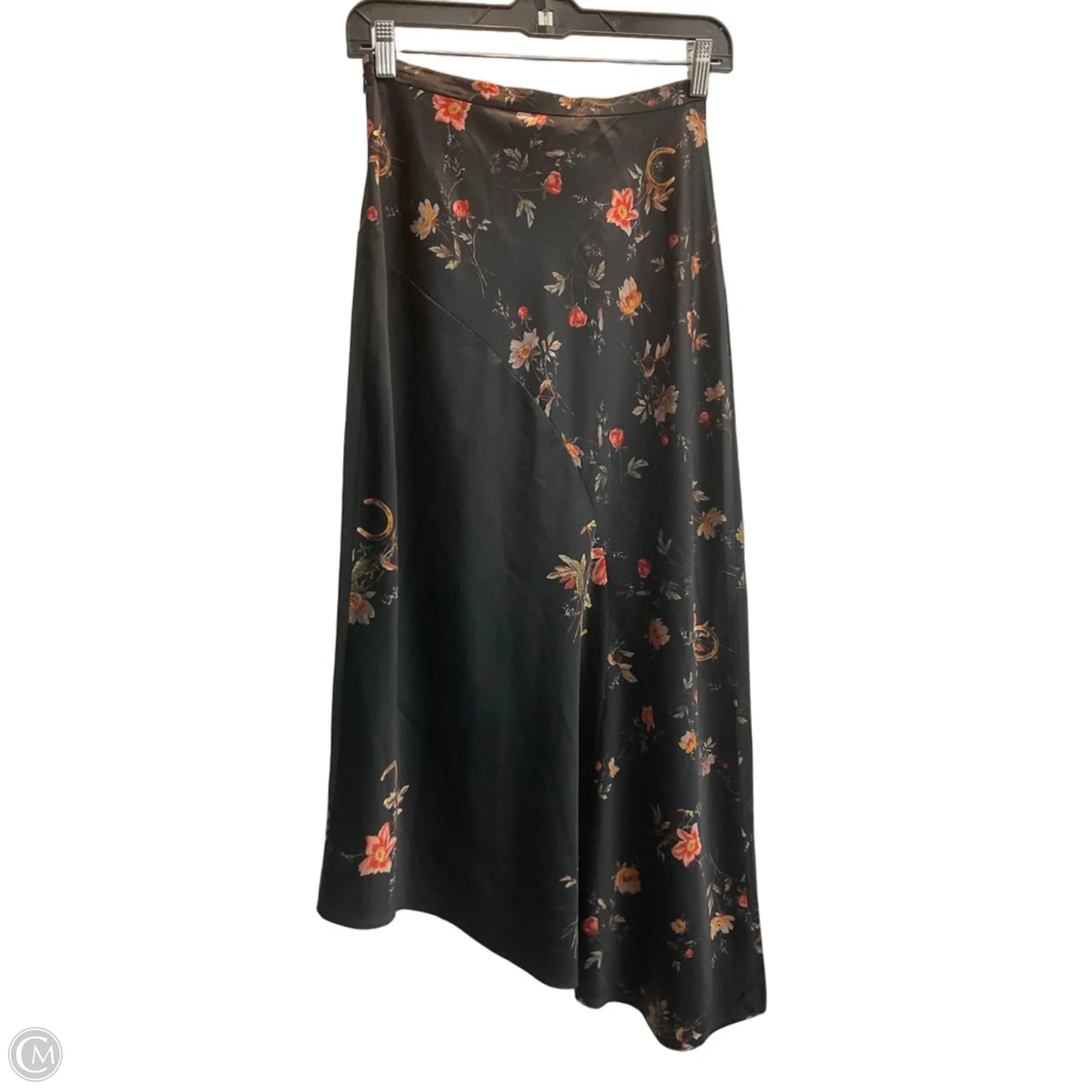 Skirt Designer By All Saints In Black & Orange, Size: 2