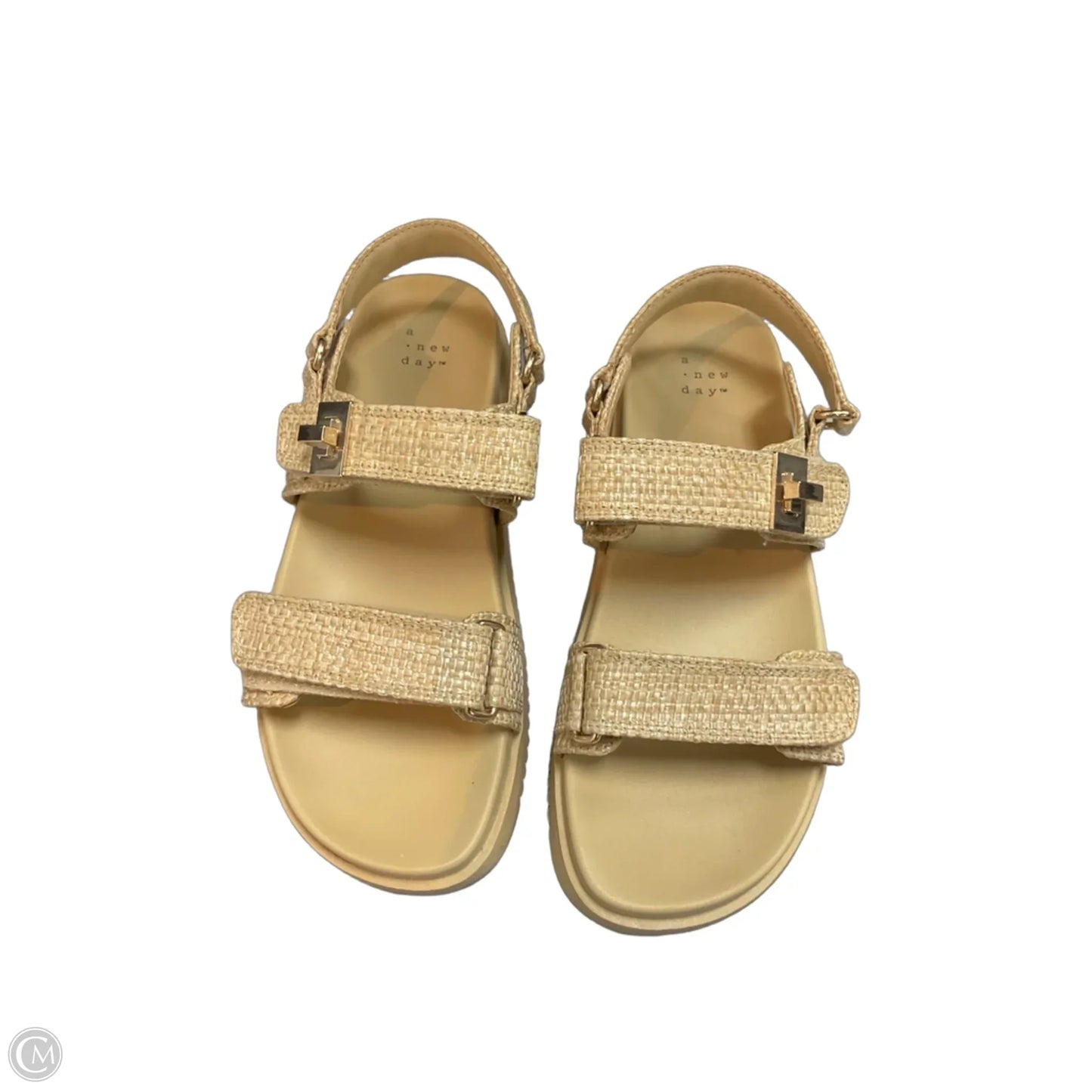 Sandals Flats By A New Day In Tan, Size: 7