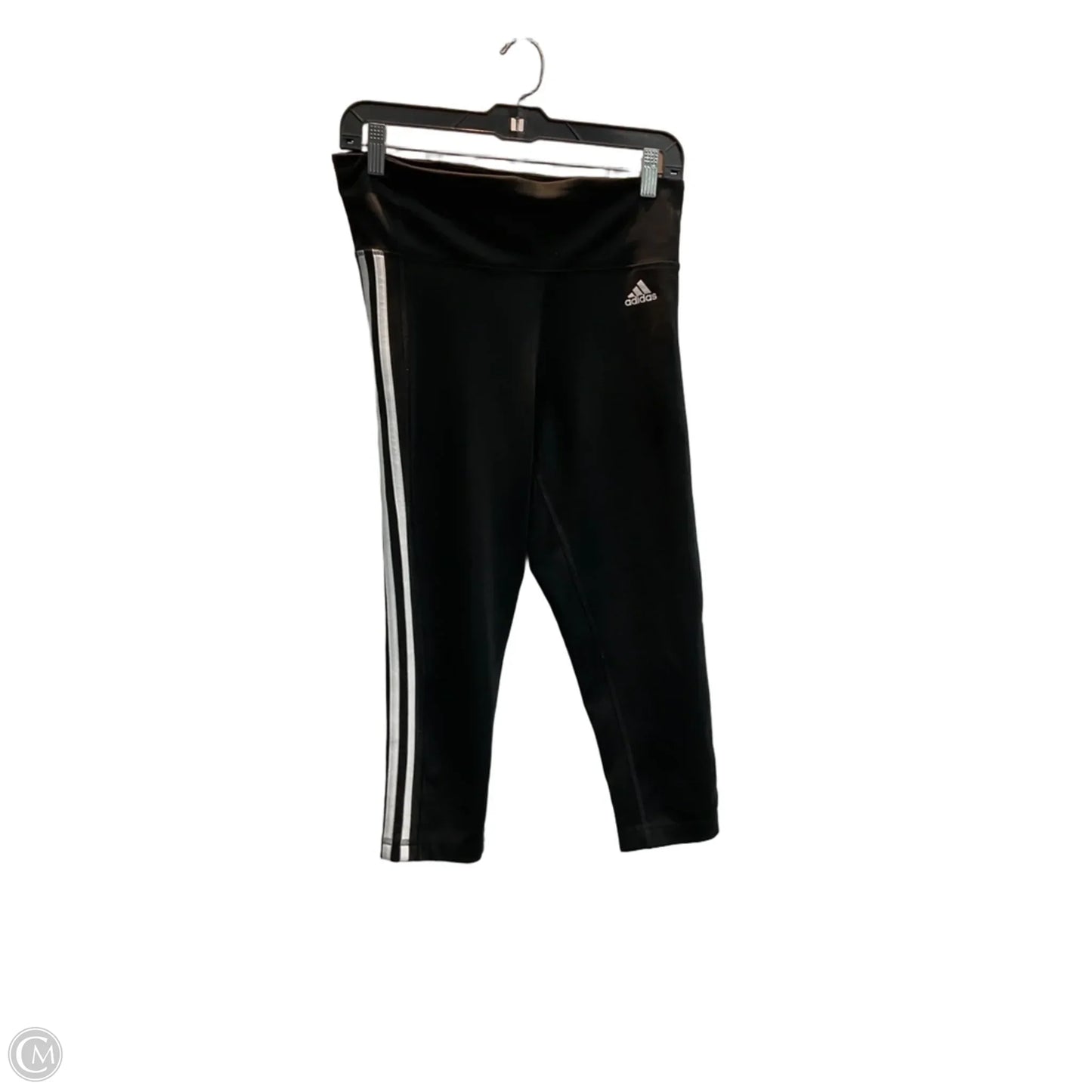 Athletic Capris By Adidas In Black, Size: M