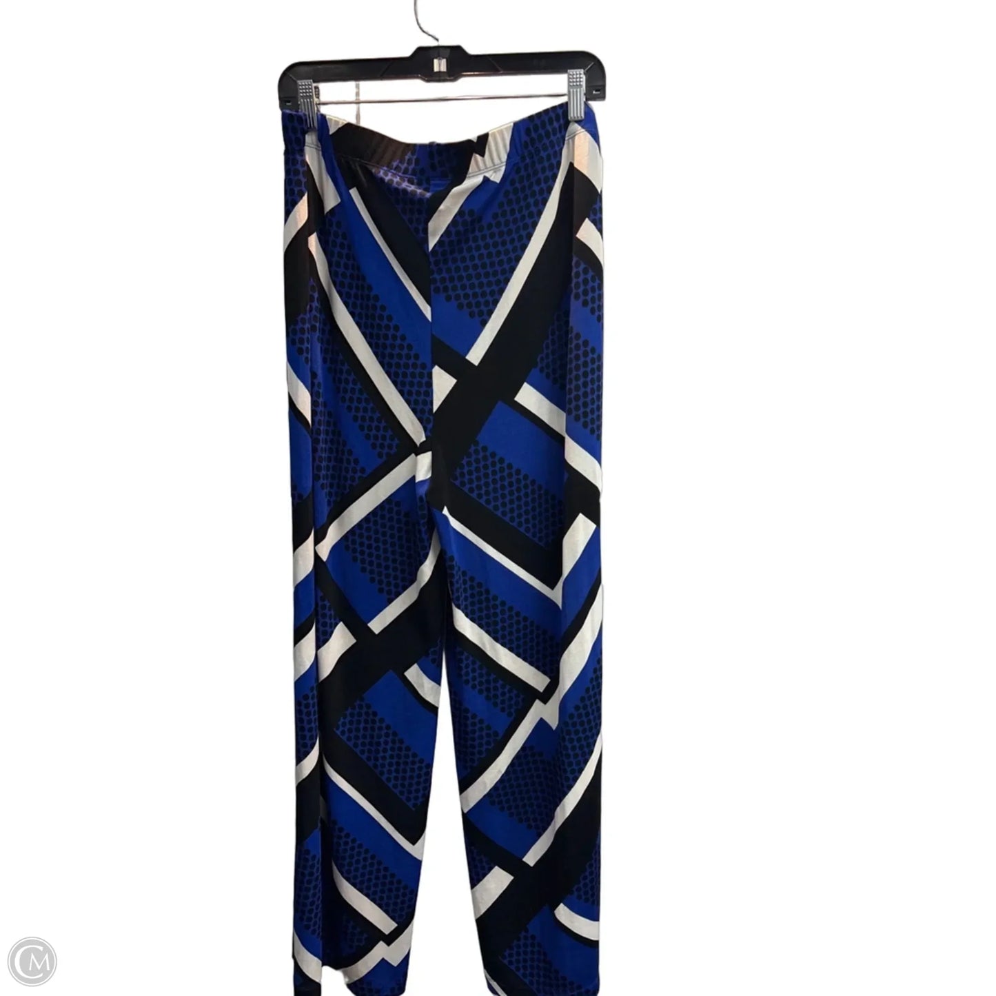 Pants Lounge By Chicos In Blue & Cream, Size: L