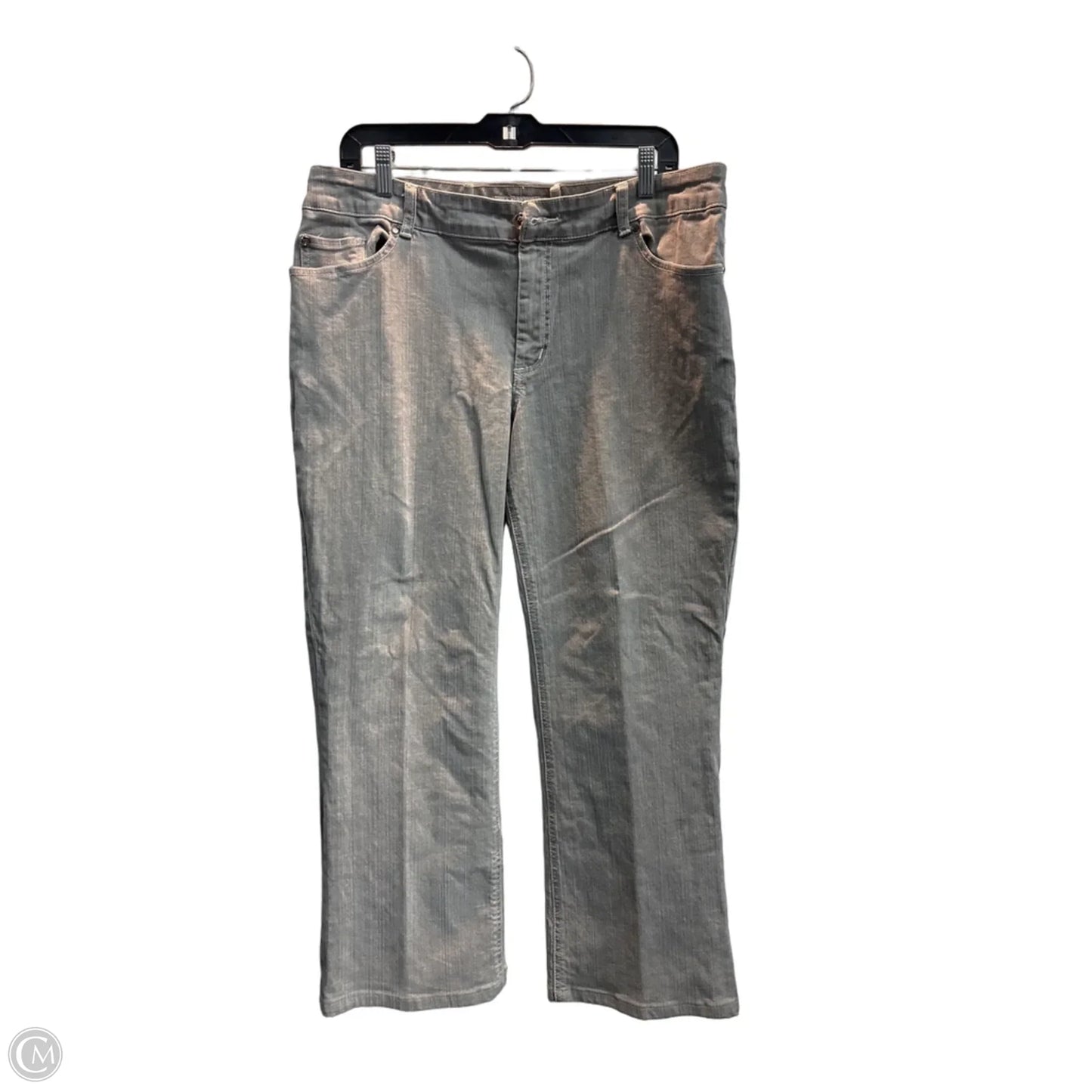 Jeans Boot Cut By Chicos In Grey, Size: Xlp