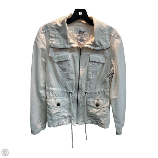 Jacket Shirt By Live A Little In White, Size: S