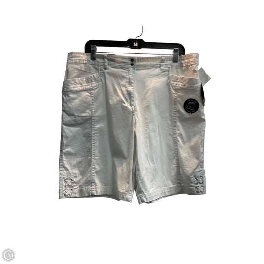Shorts By Karen Scott In White, Size: 14