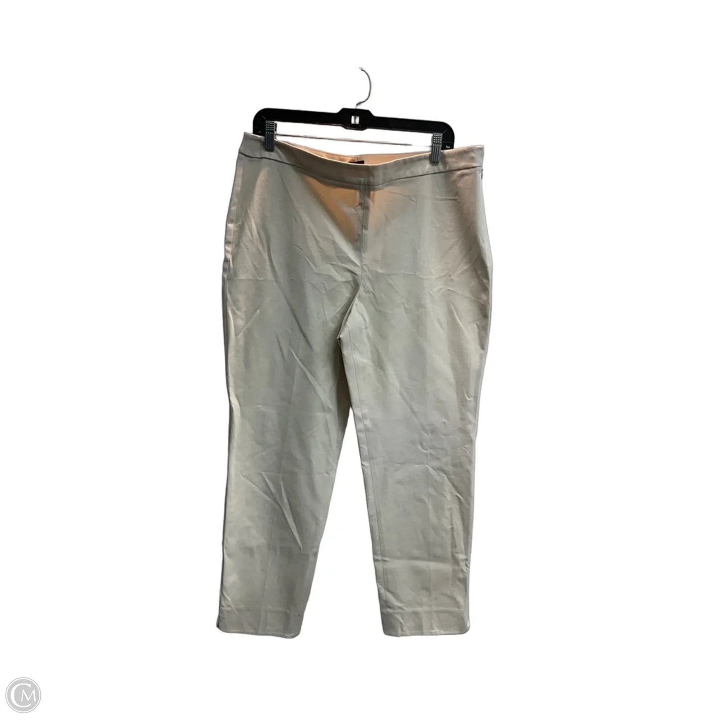 Pants Cropped By Talbots In Beige, Size: 14