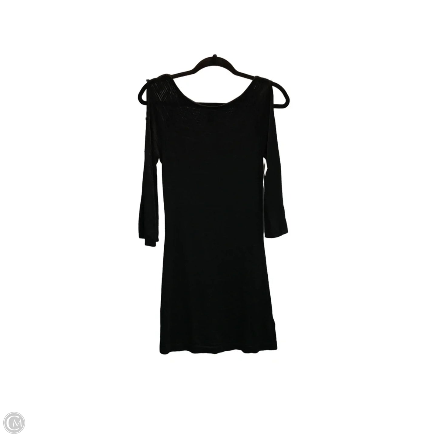 Dress Casual Midi By White House Black Market In Black, Size: Xs