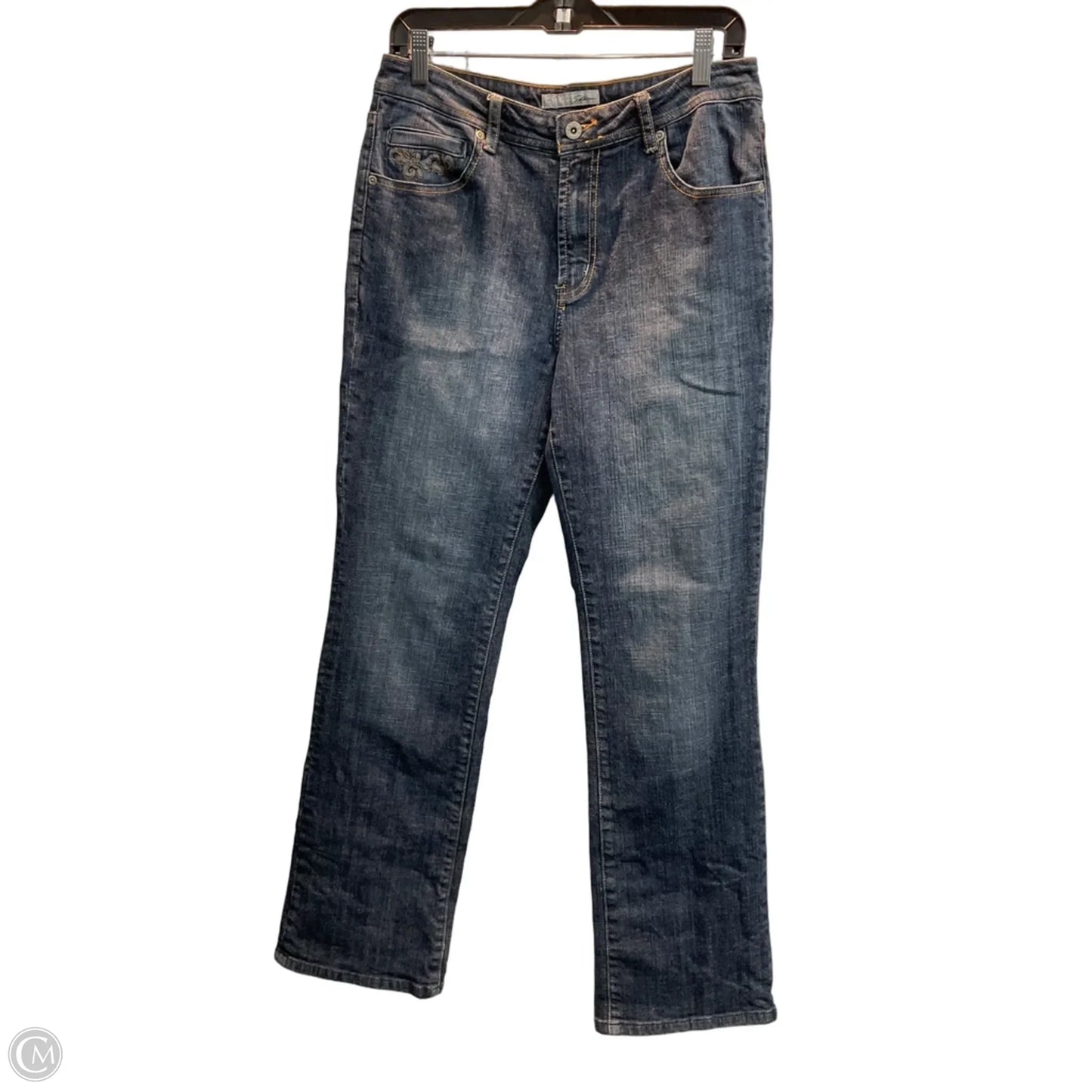 Jeans Boot Cut By Chicos In Blue, Size: S