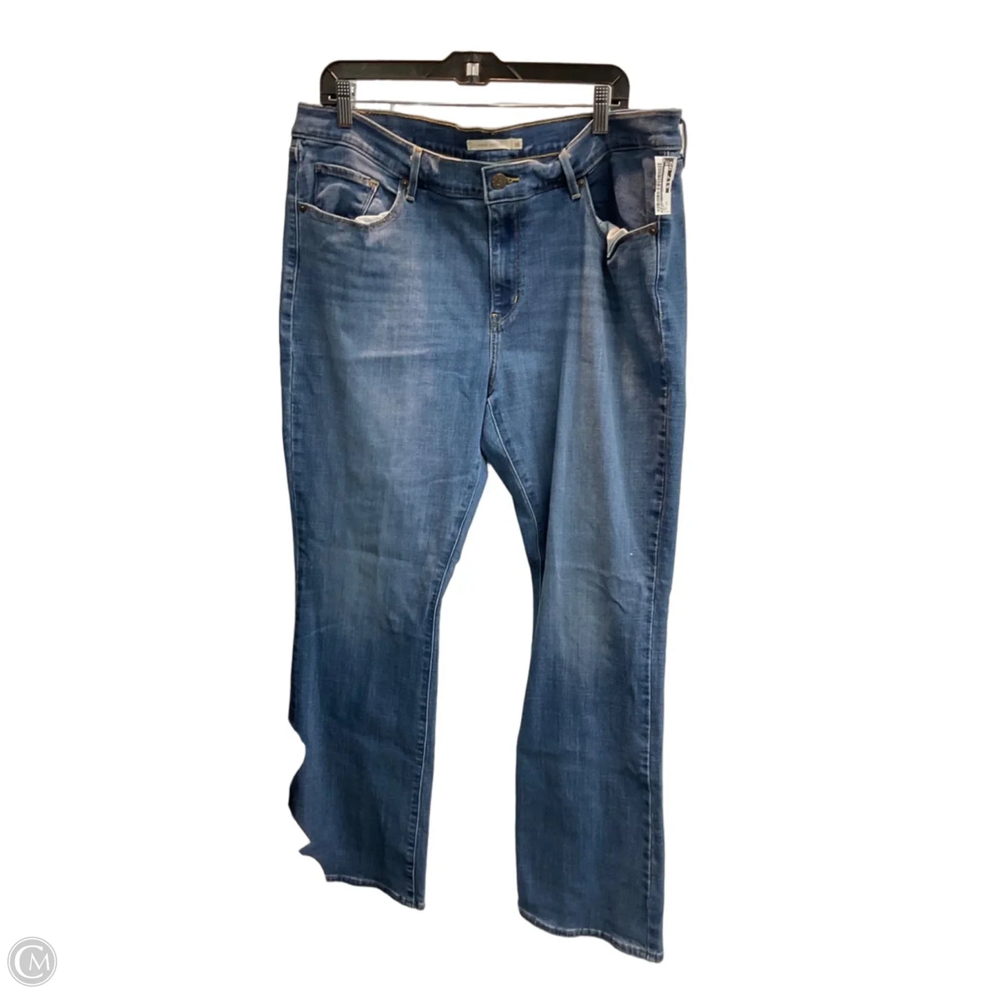 Jeans Boot Cut By Levis In Blue, Size: 18