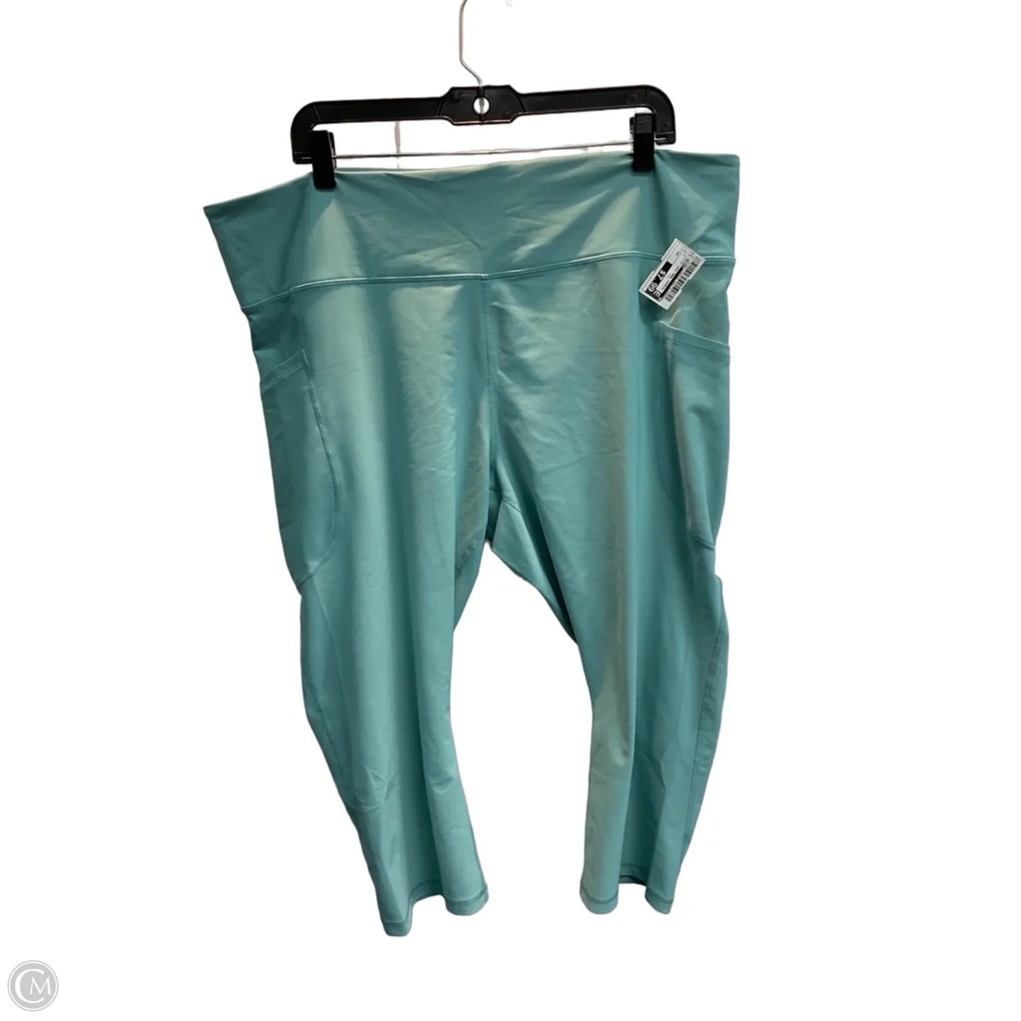 Athletic Leggings Capris By Old Navy In Aqua, Size: 3x