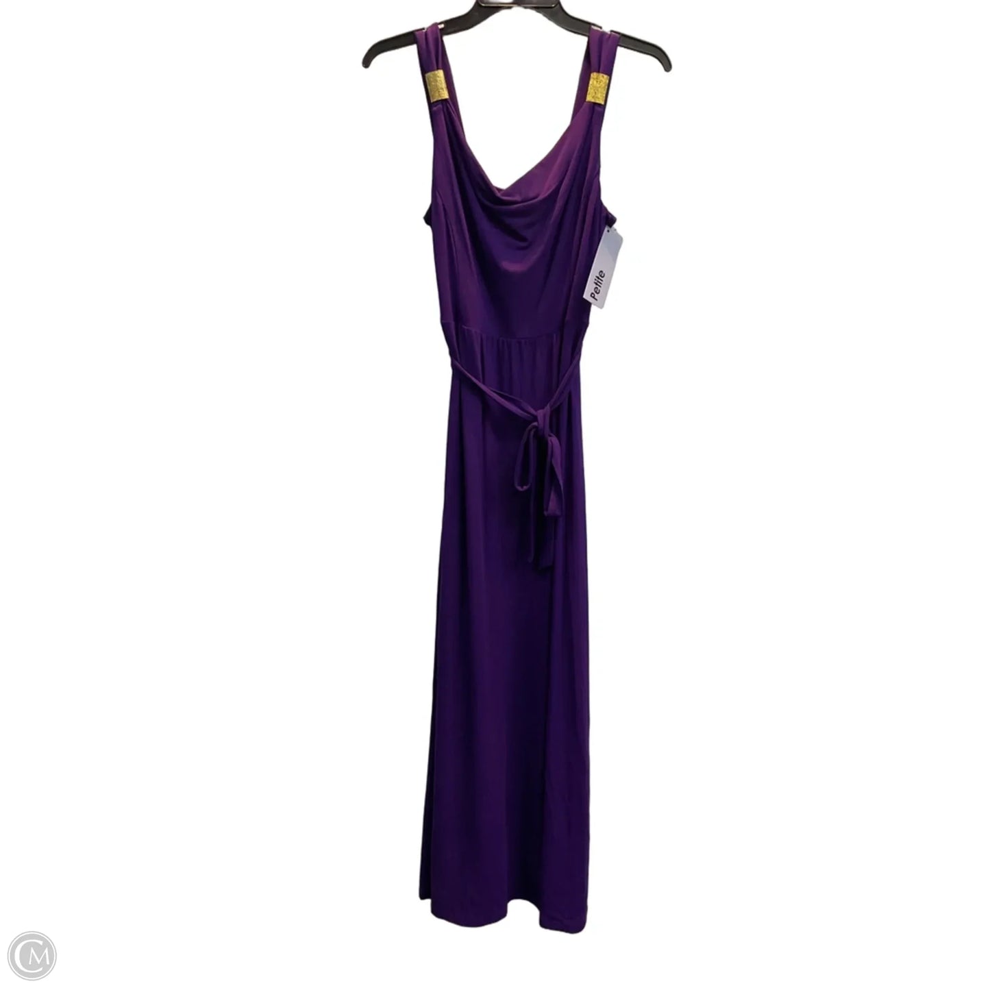 Dress Casual Midi By Ann Taylor In Purple, Size: Sp