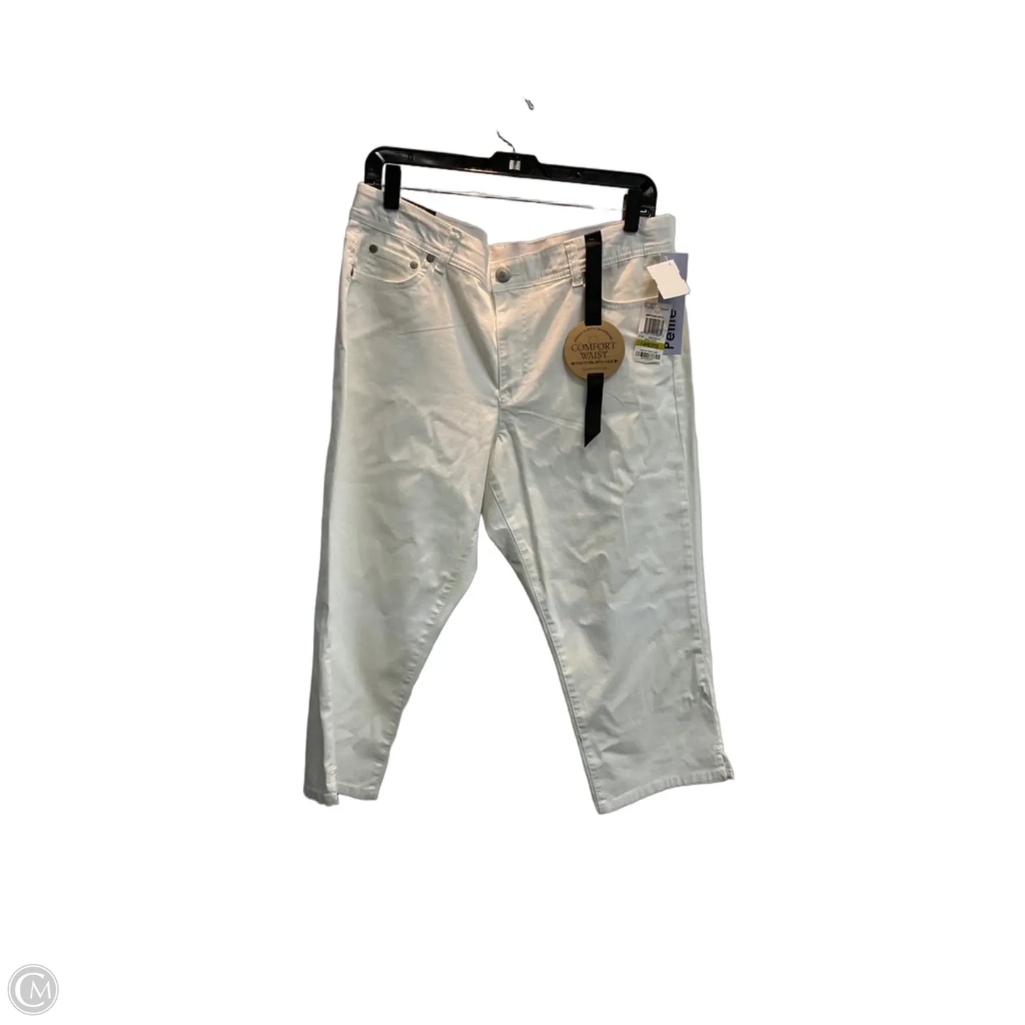 Capris By Charter Club In Cream, Size: 14p