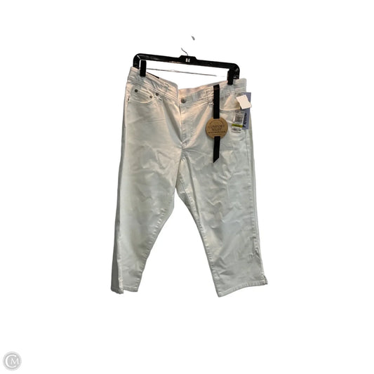 Capris By Charter Club In Cream, Size: 14p