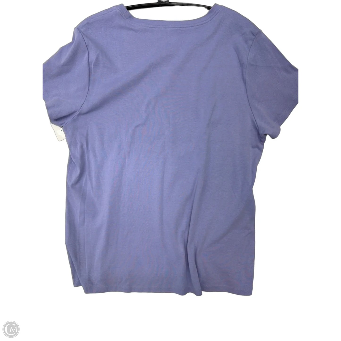 Top Short Sleeve Basic By Dkny In Purple, Size: Xxl