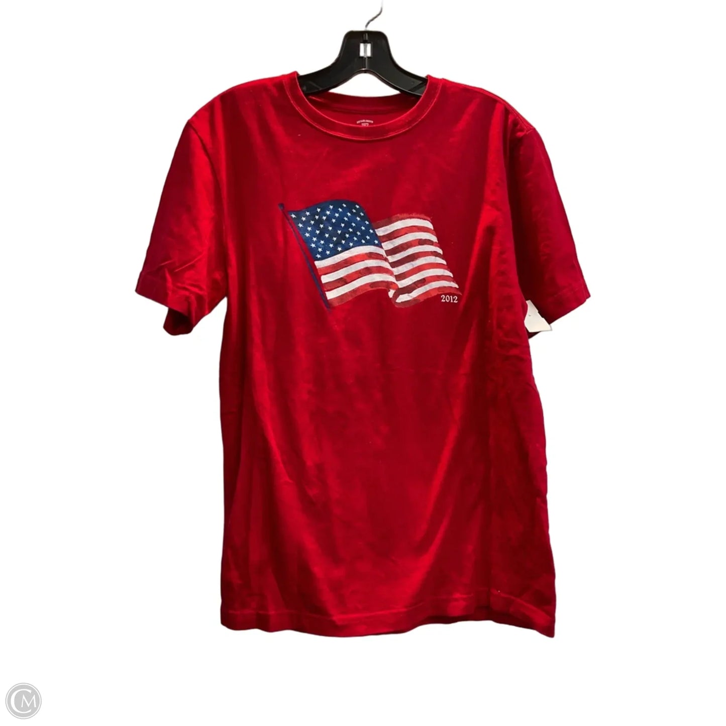 Top Short Sleeve Basic By Faded Glory In Red, Size: S