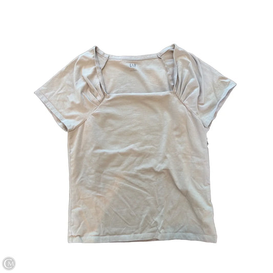 Top Sleeveless By Gap In Taupe, Size: L