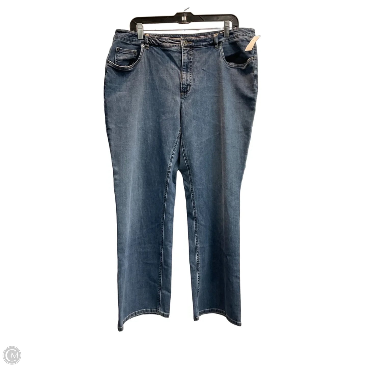 Jeans Wide Leg By Talbots In Blue, Size: 16
