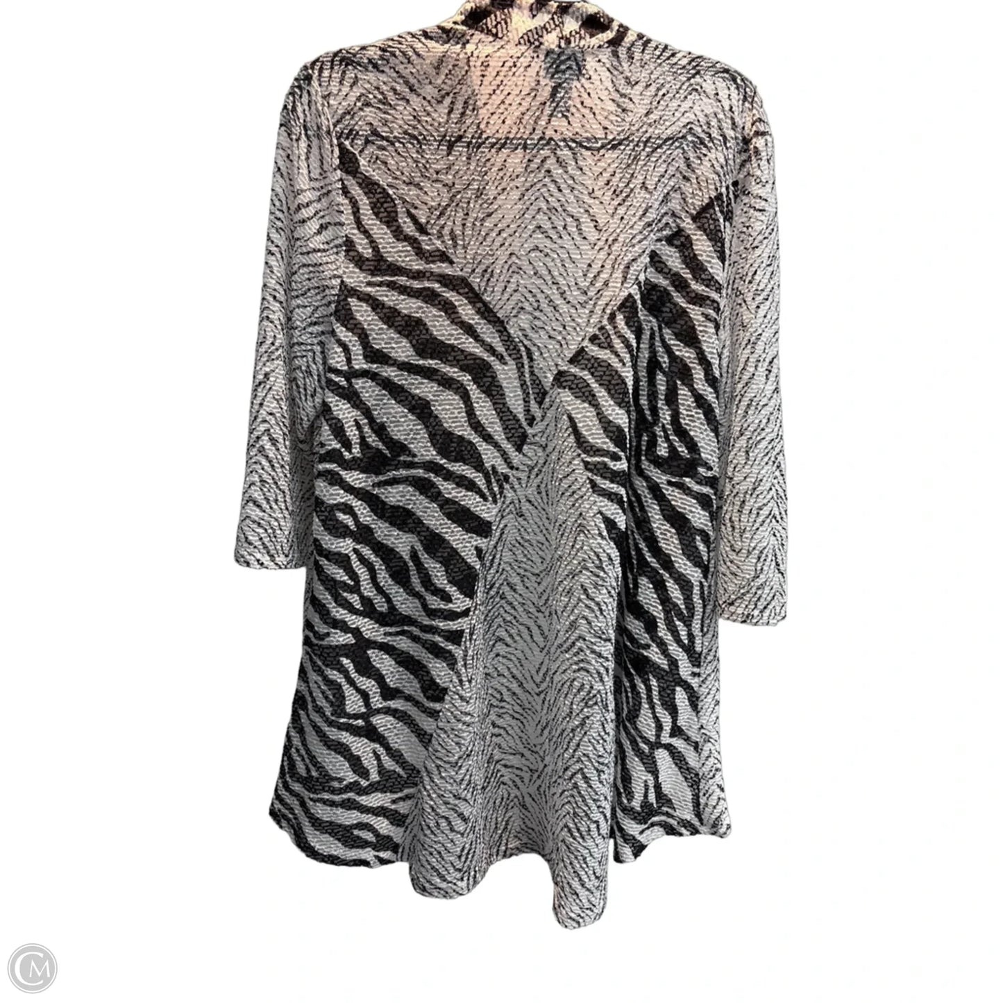 Cardigan By Chicos In Animal Print, Size: 2