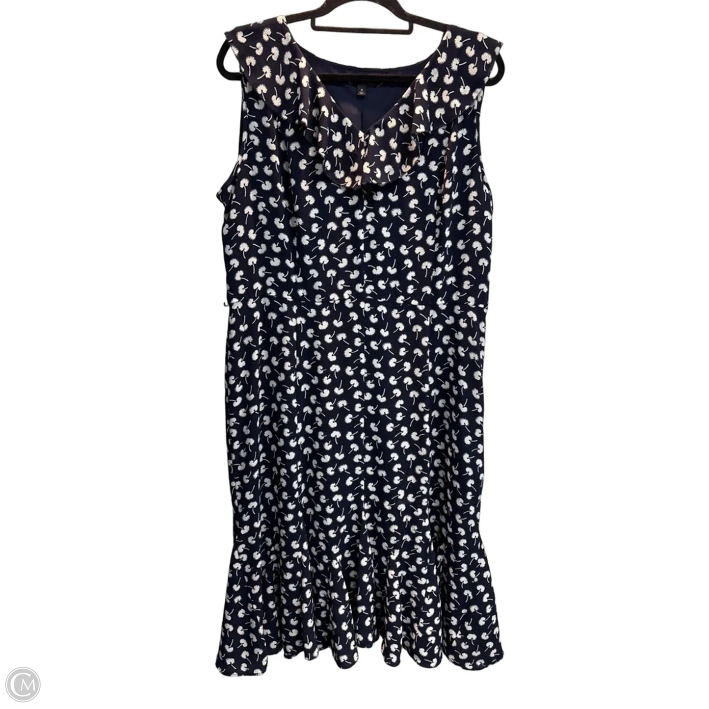 Dress Casual Maxi By Talbots In Navy, Size: 16