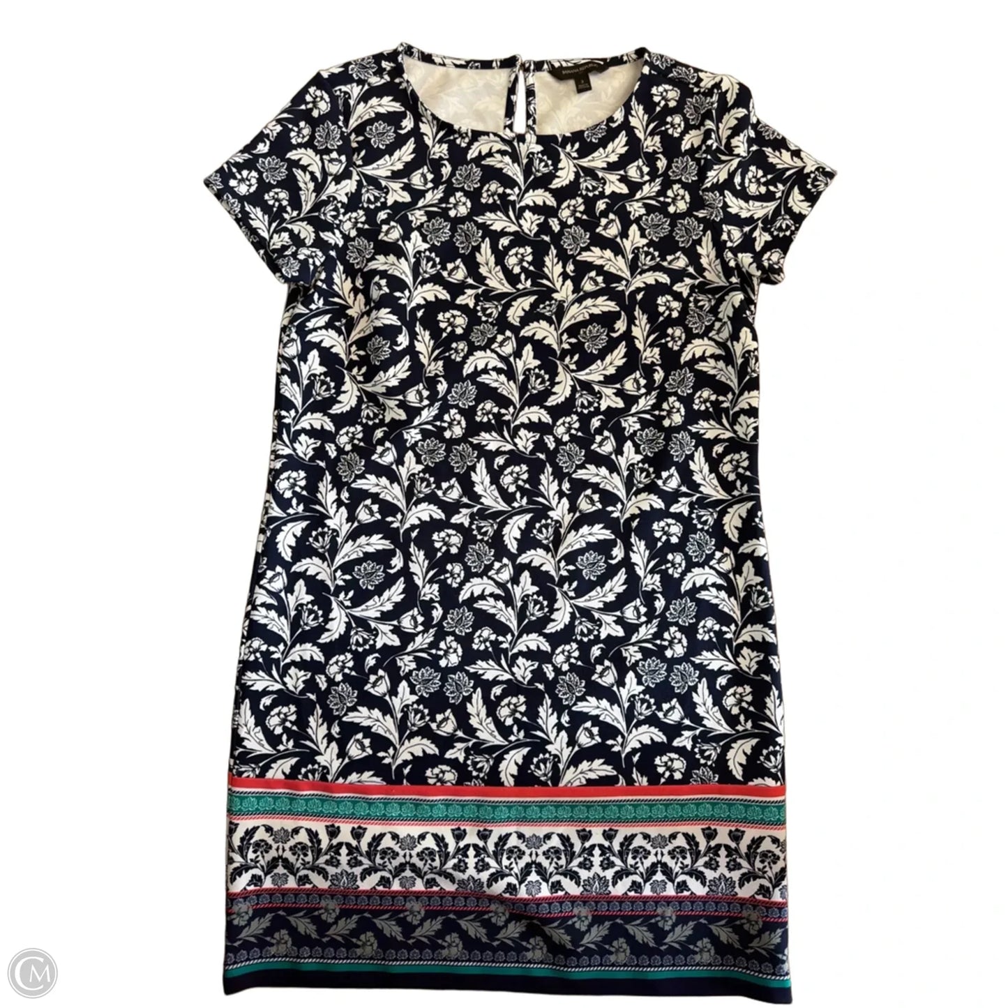 Dress Casual Midi By Banana Republic In Navy, Size: 2