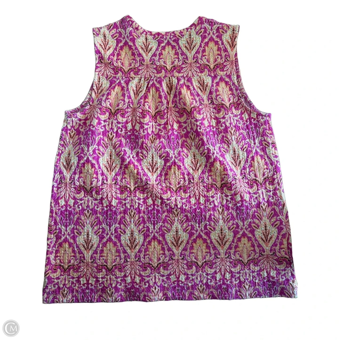 Top Sleeveless By Loft In Pink, Size: S