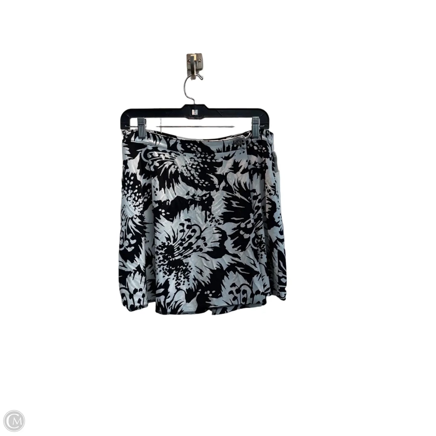 Skort By Michael By Michael Kors In Black & Cream, Size: 6